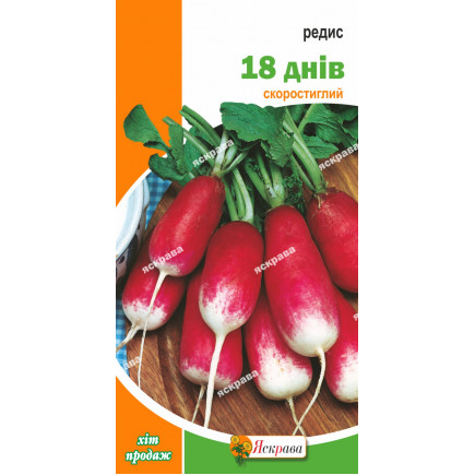 Редис 18 дней 3 г